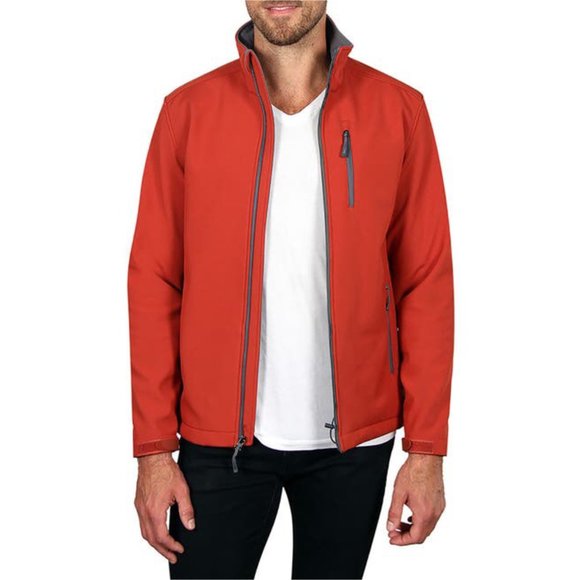 Haggar Other - HAGGAR Mens Orange Water Resistant Lightweight Jacket Sz XL NWT